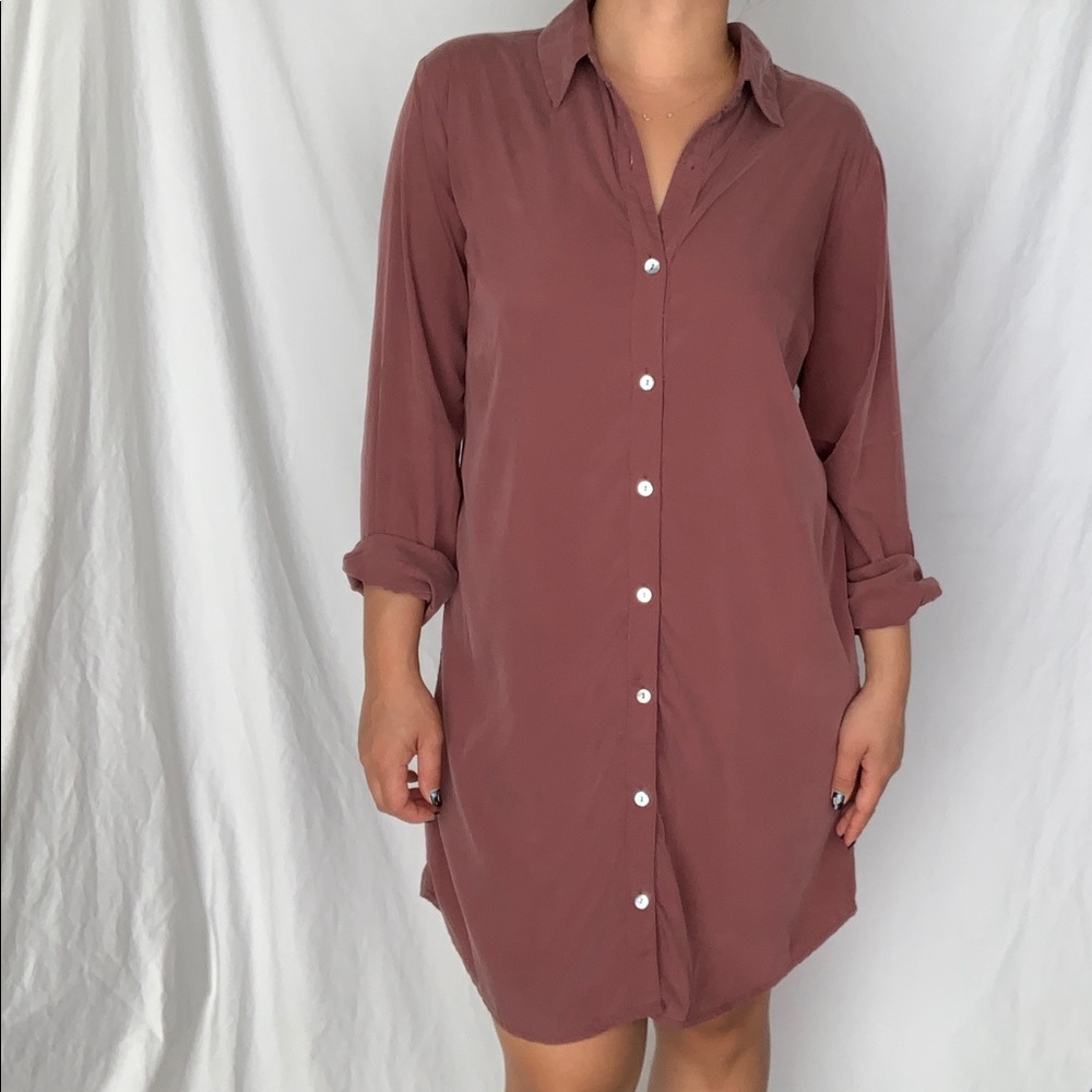Forever 21 Soft Brushed Shirtdress
